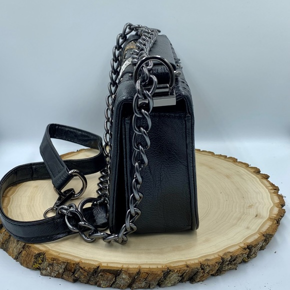 NWT ladies medal shoulder bag black - Picture 3 of 9